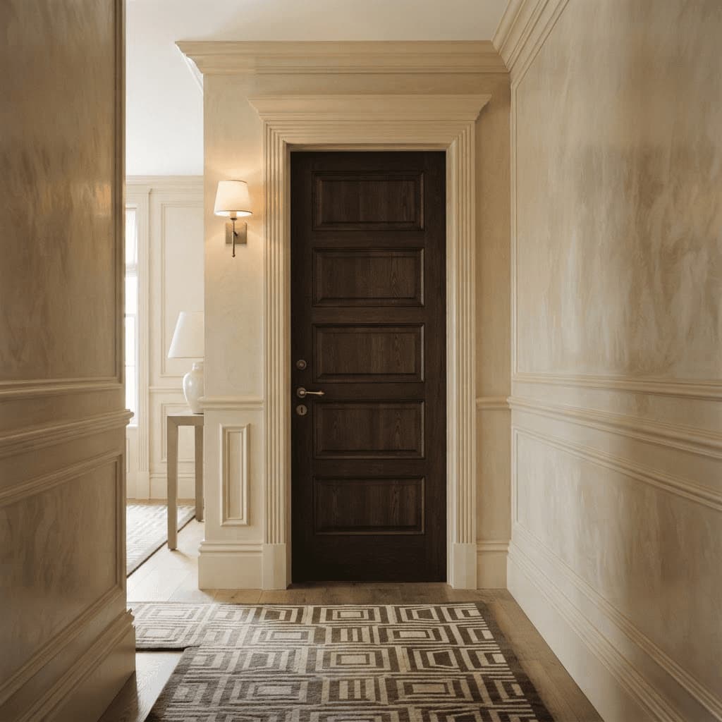 Private estate detail conveying discretion and confidentiality